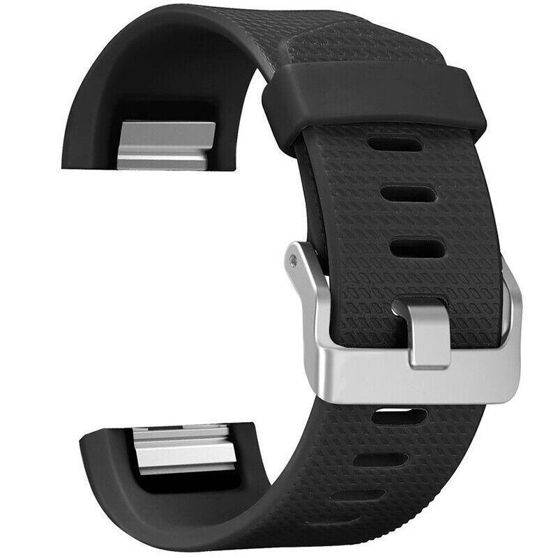 Silicone Sports Watch Strap for Fitbit Charge 2 - Teal, Large (15.5-21.6 cm) - view 6