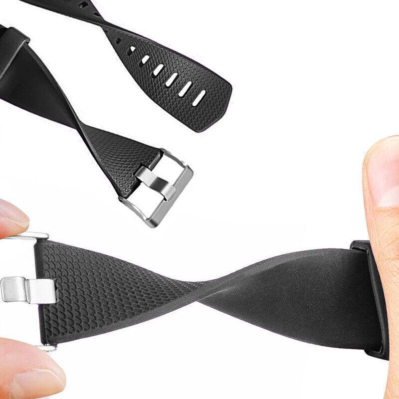 Silicone Sports Watch Strap for Fitbit Charge 2 - White, Large (15.5-21.6 cm) - view 11