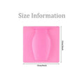 Silicone Stick-On Wall Vase for Flowers - Blue - view 4
