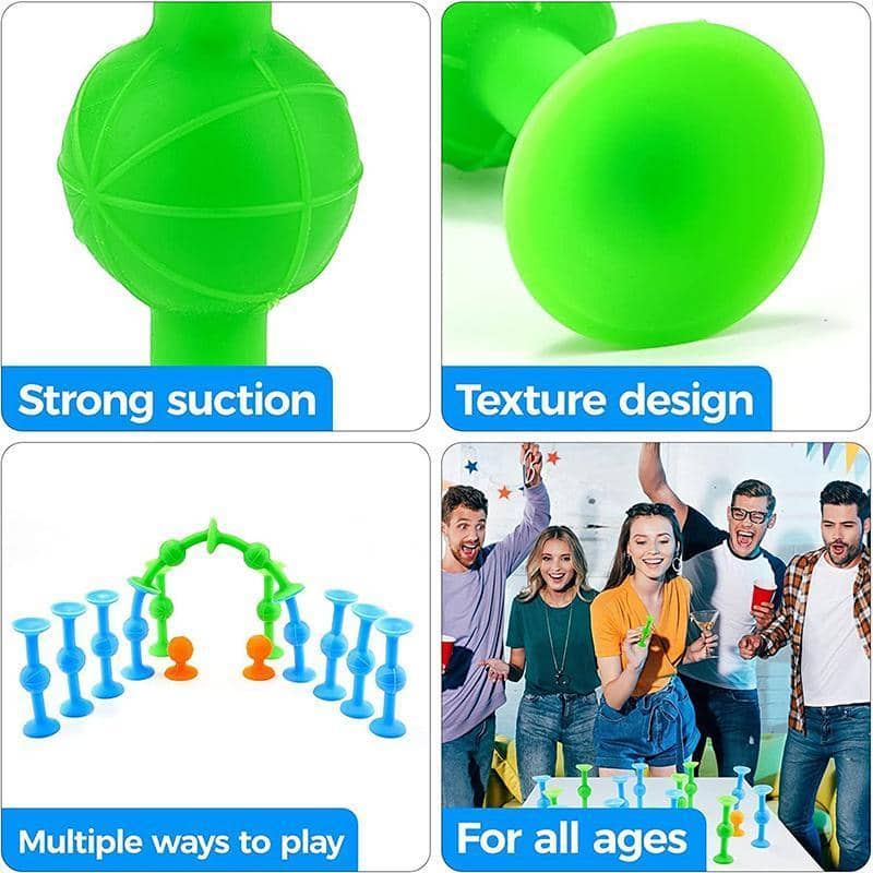 Silicone Suction Cup Throwing Darts Game, Pack of 12 - view 5