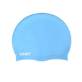 Silicone Swimming Cap, Waterproof Unisex Swim Hat - Light Blue