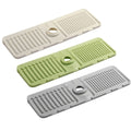 Silicone Tap Splash Guard Mat for Narrow Sinks, 44.5 x 14 cm - Light Green - view 3