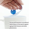 Silicone Tea Cup Lids with Moulded Figure Toppers, Pack of 6 - view 5