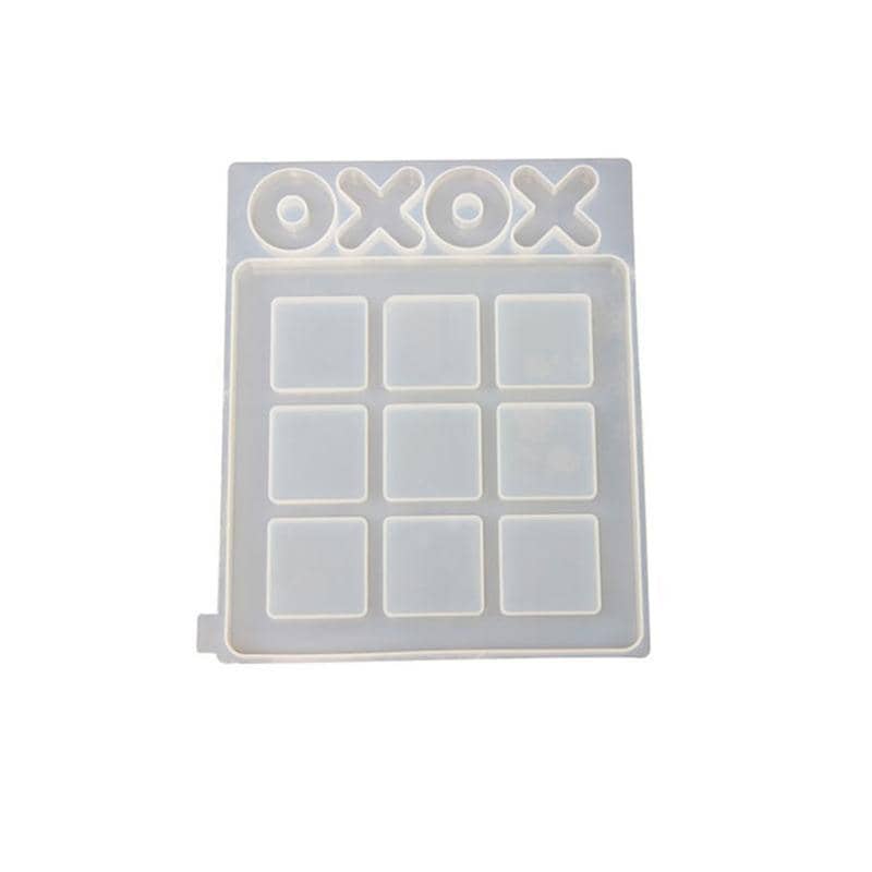Silicone Tic-Tac-Toe Game Board Resin Mould - Large, 250 x 213 mm