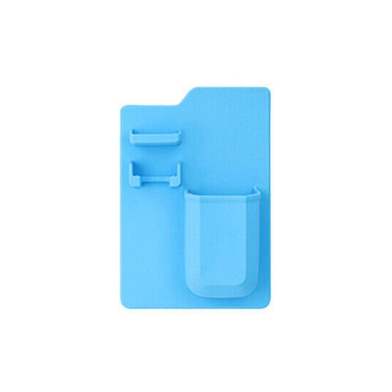 Silicone Toothbrush Holder for Shower Storage - Blue