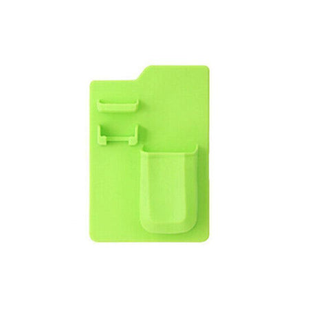 Silicone Toothbrush Holder for Shower Storage - Green