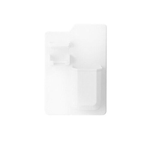 Silicone Toothbrush Holder for Shower Storage - White