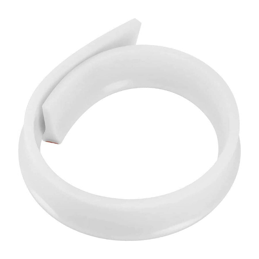 Silicone Water Barrier Strip for Bathroom - 100 cm, White