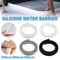 Silicone Water Barrier Strip for Bathroom - 100 cm, White - view 2