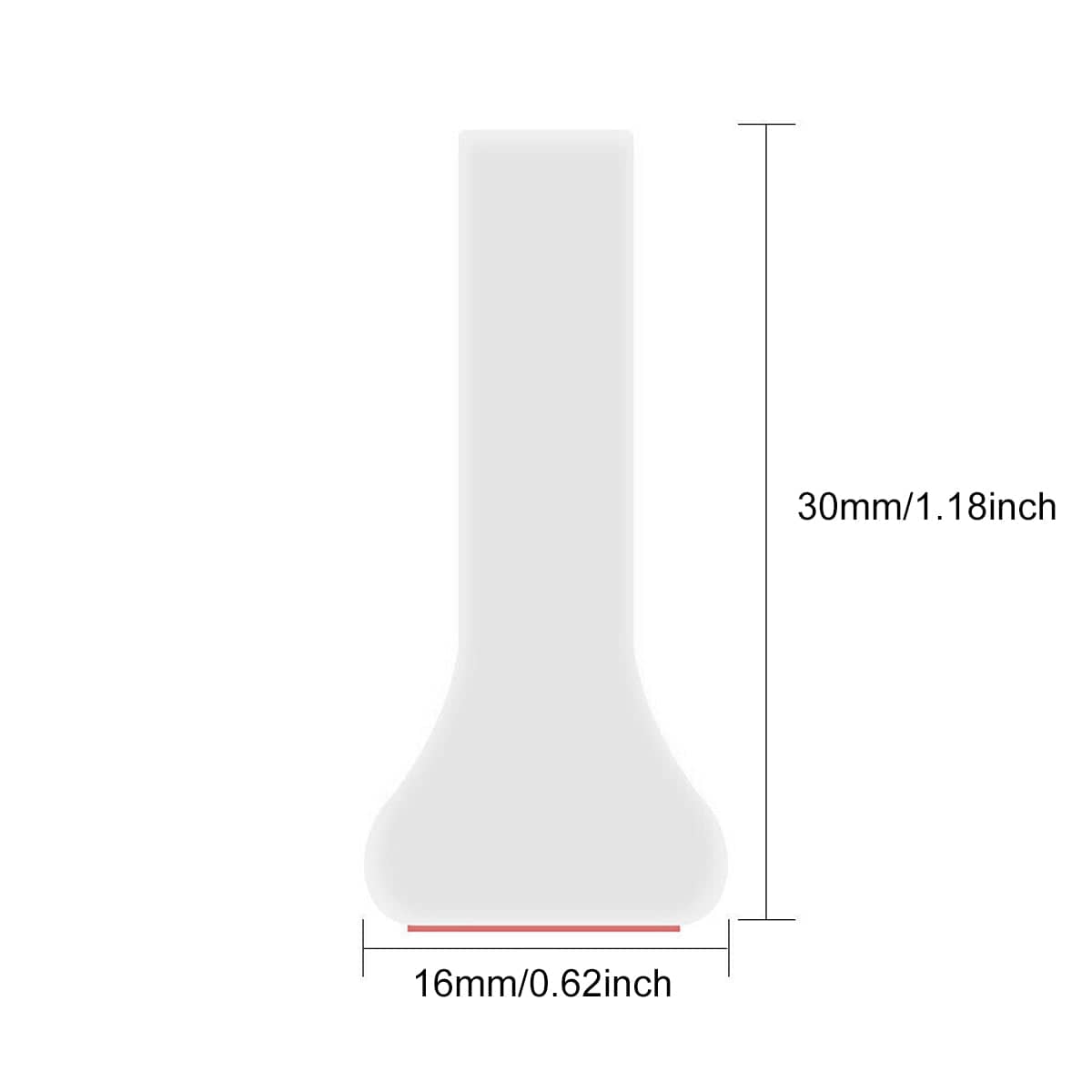 Silicone Water Barrier Strip for Bathroom - 100 cm, White - view 5