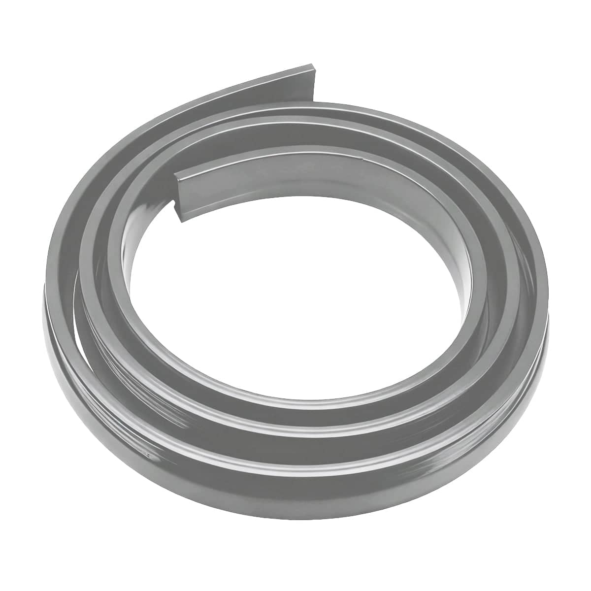Silicone Water Barrier Strip for Bathroom - 200 cm, Grey