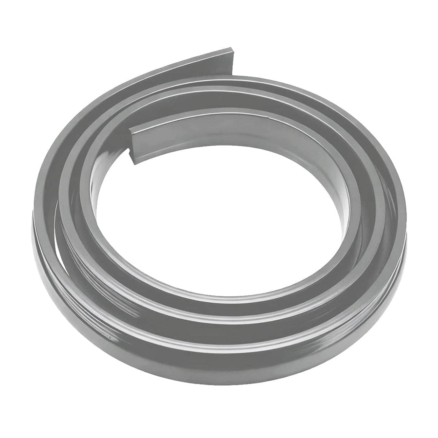 Silicone Water Barrier Strip for Bathroom - 200 cm, Grey