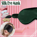 Silk Sleep Eye Mask with Elastic Strap - Sky Blue - view 2