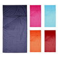 Silky Sleeping Bag Liner for Camping and Travel - Navy Blue, 75 x 210 cm - view 3