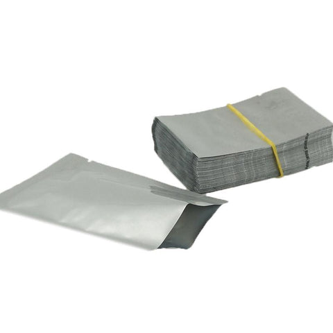 Silver Aluminium Foil Food Bags, Open Top Heat Seal - 20 x 30 cm