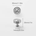 Silver Cabinet Handle, Copper - 160 mm Hole Spacing - view 4