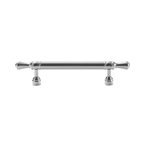 Silver Cabinet Handle, Copper - 96 mm Hole Spacing