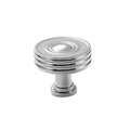 Silver Cabinet Knob, Copper - Round Single Hole
