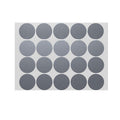 Silver Round Sticker Dots Adhesive Labels - 8mm, 1300 Dots