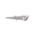 Silver Star Duck Beak Hair Clip - Triangle