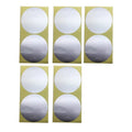 Silver Sticker Dots for Scrapbooking - 100mm, Pack of 10 Dots