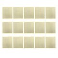 Silver Sticker Dots for Scrapbooking - 13mm, 132 Dots per Sheet, 15 Sheets
