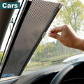 Silver Suction Cup Roller Blind Sunshade for Car and Home Windows - 40 cm x 125 cm - view 3