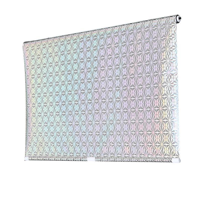 Silver Suction Cup Roller Blind Sunshade for Car and Home Windows - 45 cm x 125 cm