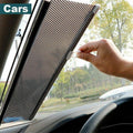Silver Suction Cup Roller Blind Sunshade for Car and Home Windows - 45 cm x 125 cm - view 3
