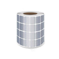 Silver Thermal Transfer Waterproof Self Adhesive Labels - 25 x 10 mm, 10,000 per Roll
