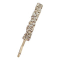Silver Water Ripple Metal Hair Clip for Everyday and Special Events - view 2
