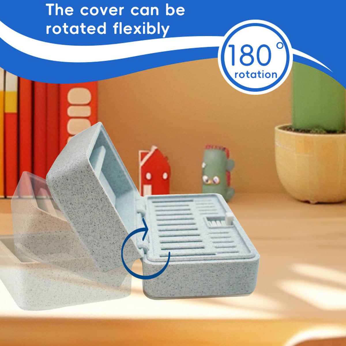 SIM and Memory Card Storage Box Waterproof Shockproof Portable 4.2 x 6.2 x 10.2 cm - view 5