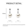 Simple Pearl Drop Earrings for Women - Gold - view 4