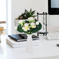 Simulation Lotus Flower Water Lily Decor, Pack of 2 - White - view 5