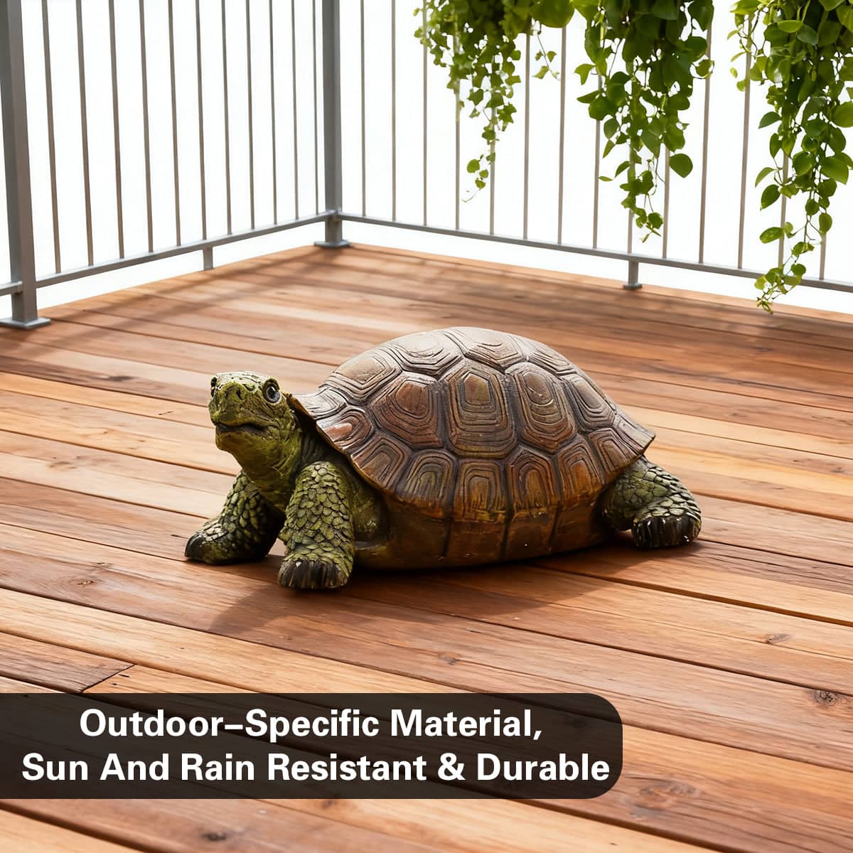 Simulation Turtle Ornament Resin Garden Decor for Indoor and Outdoor Use - view 4