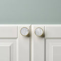 Single Hole Drawer Handle in Brass and Mother-Of-Pearl - Round - view 5