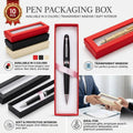 Single Pen Gift Boxes with Window - Black, Pack of 10 - view 2
