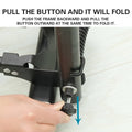 Single Pole Fold Bike Parking Rack Portable Floor Stand for Road Bikes - view 5