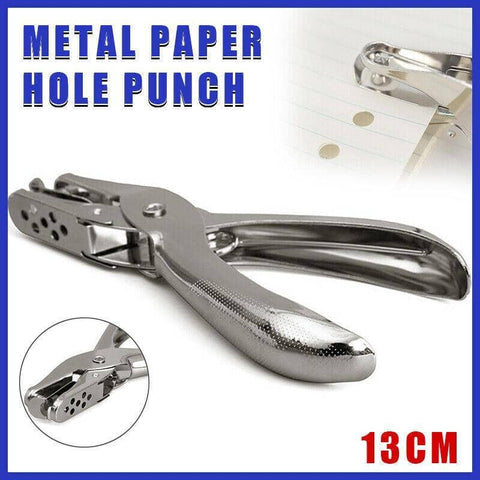 Single Round Hole Punch for Paper, 6mm Hole, 13cm
