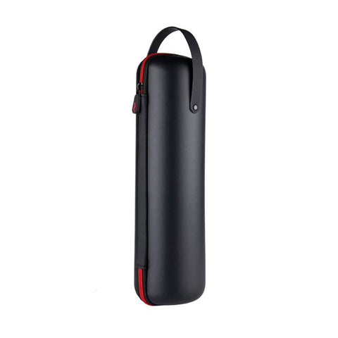 Single Wine Bottle Bag Tote Carrier Gift Bag with Handle for Wine and Champagne - Black
