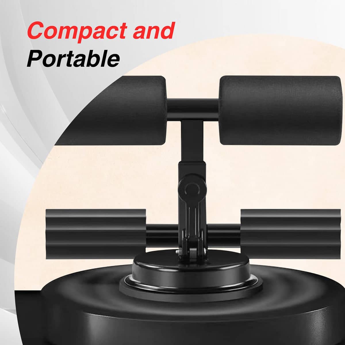Sit up Assistant Device with Foot Support and Suction Cups for Home Gym - view 4