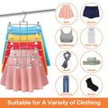 Six-Tier Pants and Skirt Hangers with Clips, Pack of 2 - view 4