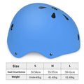 Skate and Bike Helmet with Dial Fit - Blue, Medium (Head 55-57 cm) - view 5