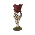 Skeleton Hand Rose Candle Holder Gothic Halloween Resin Decoration - view 2