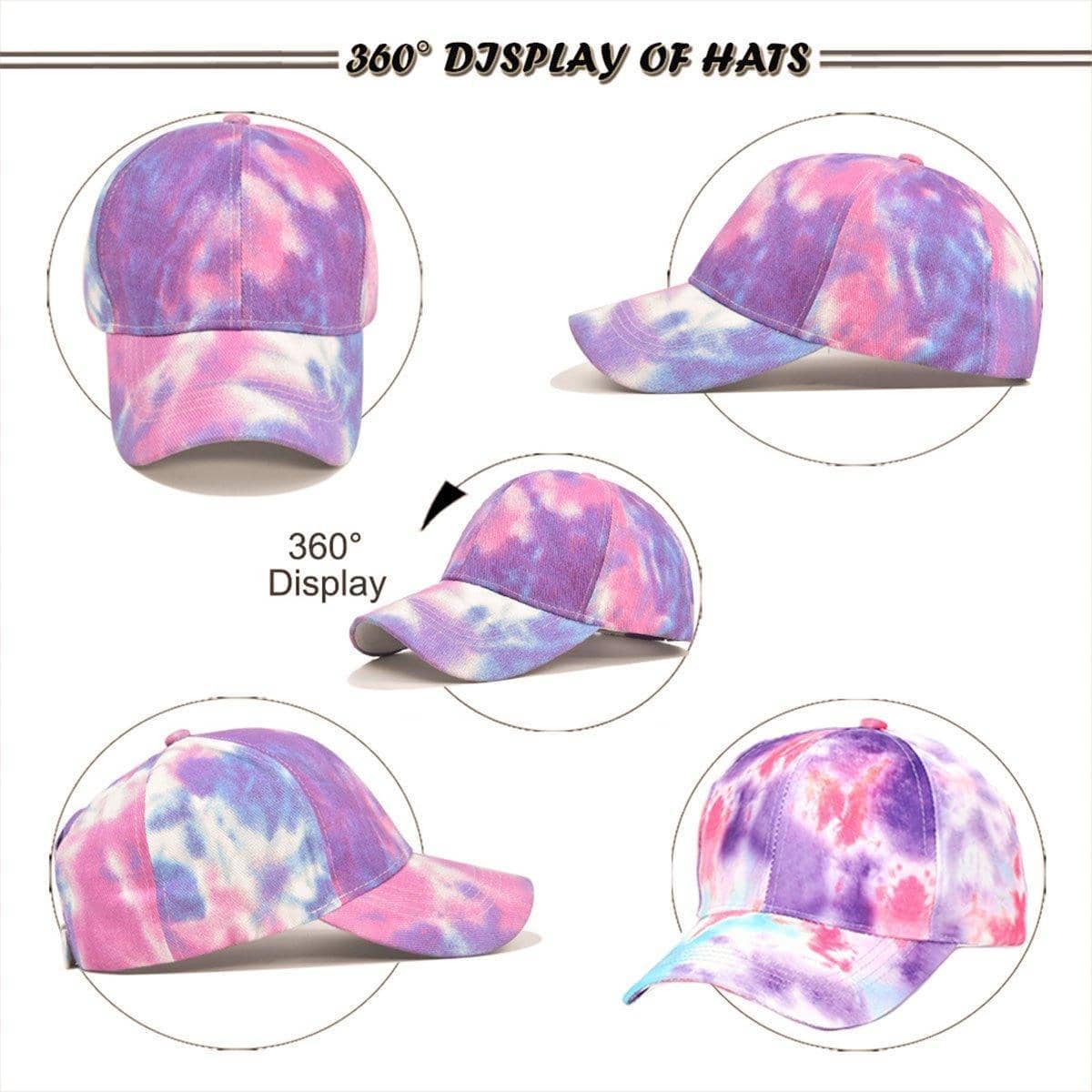 Skull and Tropical Flower Print Baseball Cap - Black - view 5