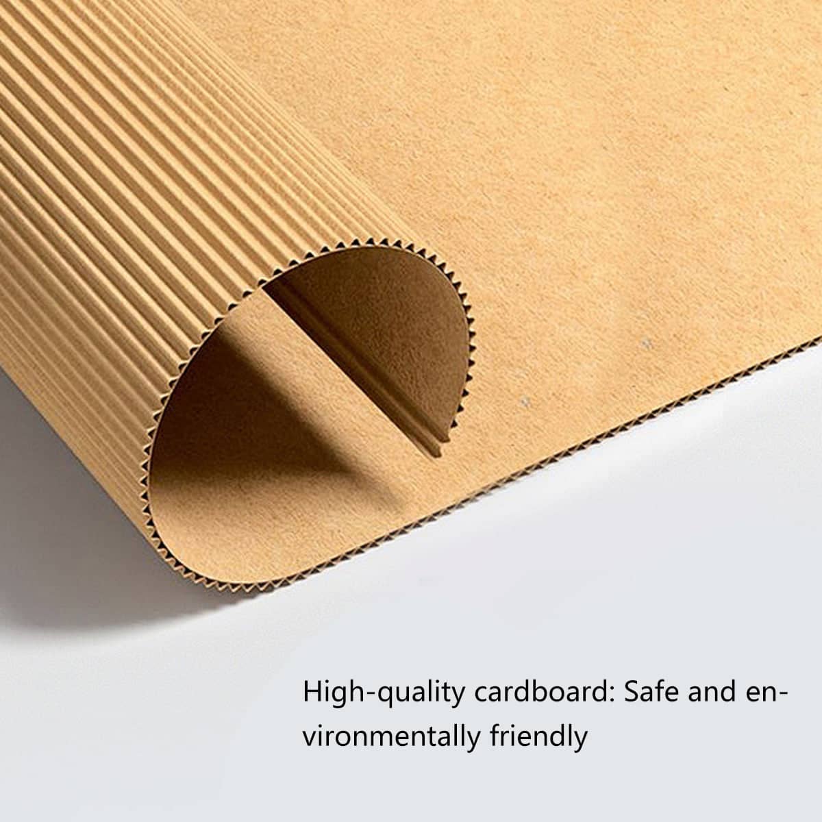 Slanted Front Cardboard Storage Boxes, Pack of 10 - 38 x 18 x 22 cm - view 5