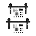 Sliding Door Track Kit with Carbon Steel Rail and Nylon Pulleys - 200 cm - view 3