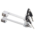 Sliding Glass Cabinet Lock with Keys, Clamp-Style Display Door Lock - Single Lock, 2 Keys - view 3