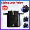 Sliding Security Screen Door Rollers, Replacement Wheels - Black, Pack of 5