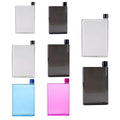 Slim Flat Water Bottle, BPA-Free Plastic Drink Bottle - Transparent 350ml - view 3